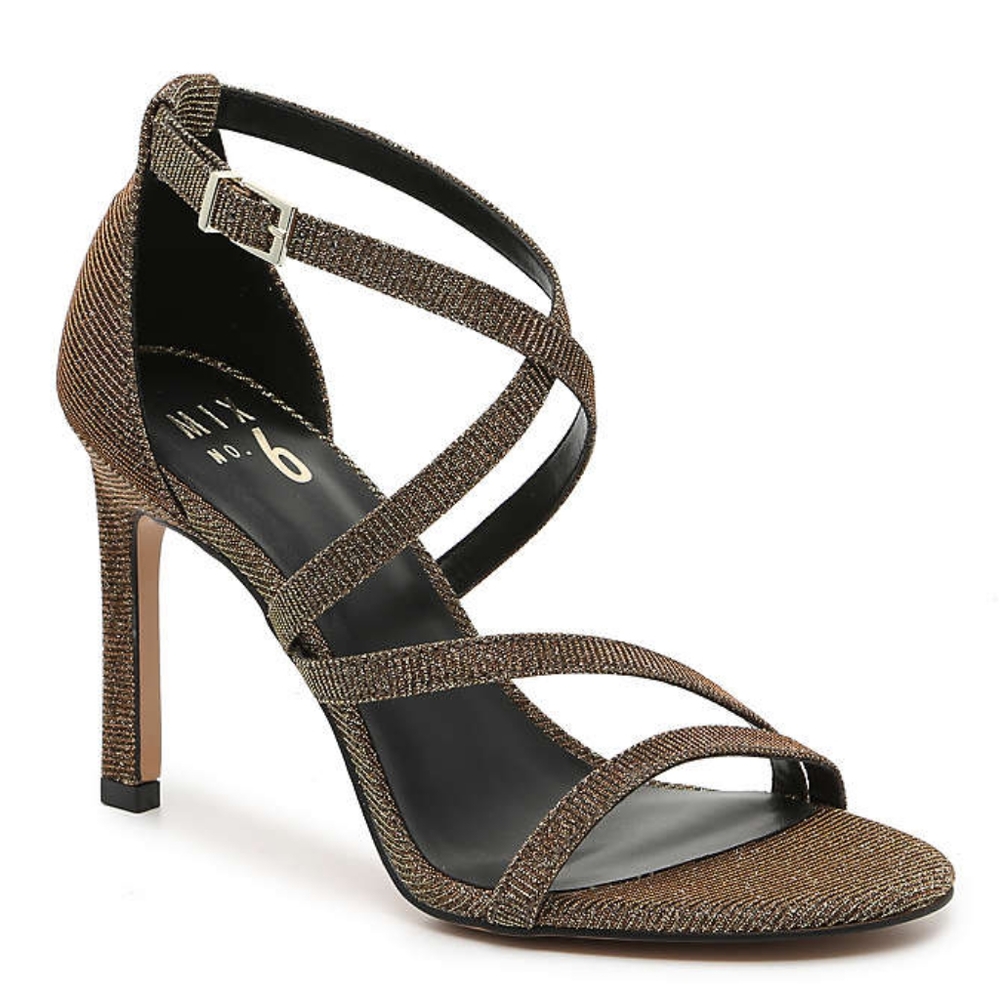NWOB Shimmer Metallic Heels